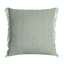 Cojín Verde Algodón-Poliéster 60 X 60 cm