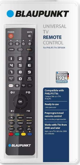 Blaupunkt Mando Universal TV Pre-Programado Philips SMART TV