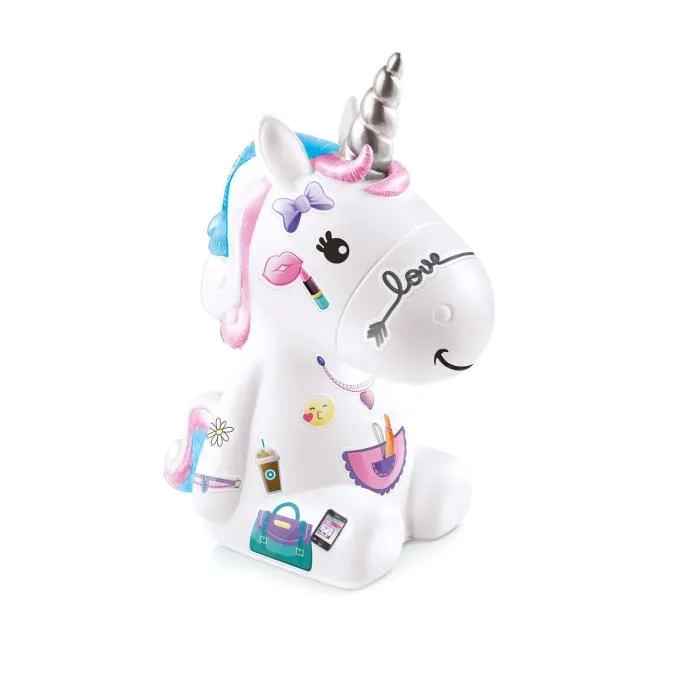 Canal Toys OFG 287 Figuras Familia Unicornio Mamá Luminosa y Dos Bebés para Decorar