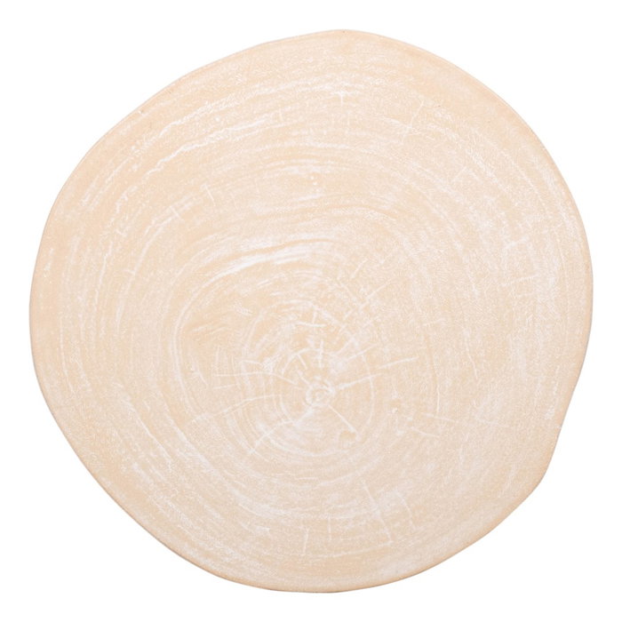 DKD Home Decor Mesita Auxiliar Item Home Madera Mungur Tallada 30 x 30 x 45 cm