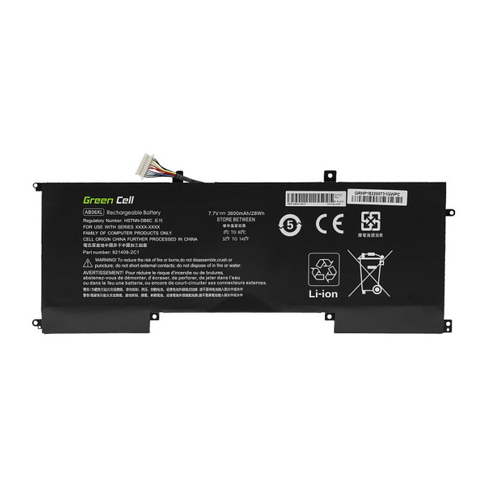 Green Cell Batería AB06XL para HP Envy 13 7.7V 3600mAh