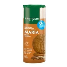 SANTIVERI Galletas Integrales María 0% Azúcares 190Gr