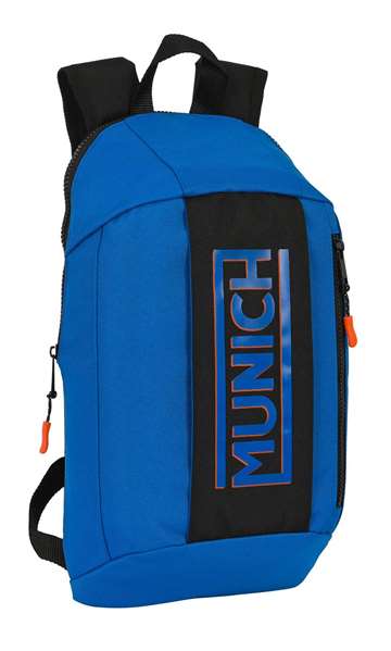 Safta Munich Mini Mochila Submarine Cremallera Vertical Azul Eléctrico Safta Munich Mini Mochila Submarine Cremallera Vertical Azul Eléctrico