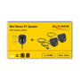 DeLOCK Mini altavoces estéreo 27002 con conector de 3,5 mm y USB