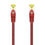 Aisens Cable de Red RJ45 Cat.7 S/FTP LSZH 600 MHz Rojo 25 cm