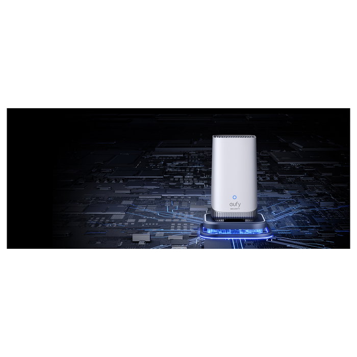 Anker Eufy HomeBase 3 T80303D1, Central para Seguridad Hogar con Almacenamiento de 16 TB SATA, Blanco