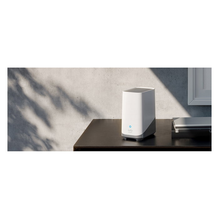 Anker Eufy HomeBase 3 T80303D1, Central para Seguridad Hogar con Almacenamiento de 16 TB SATA, Blanco