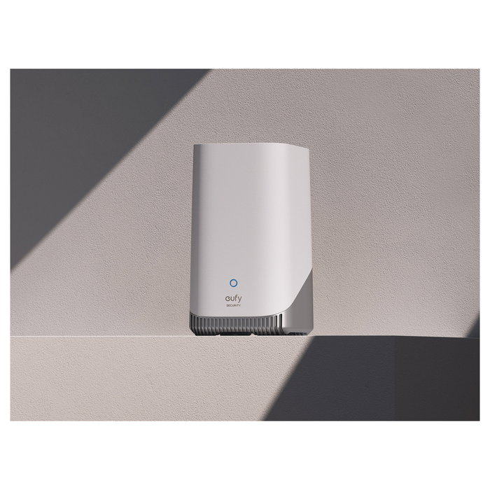 Anker Eufy HomeBase 3 T80303D1, Central para Seguridad Hogar con Almacenamiento de 16 TB SATA, Blanco