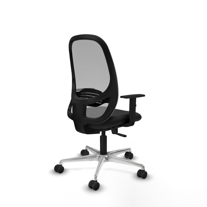 PIQUERAS Y CRESPO Silla de oficina Cilanco con mecanismo Sincro, Negro/Gris PIQUERAS Y CRESPO Silla de oficina Cilanco con mecanismo Sincro, Negro/Gris