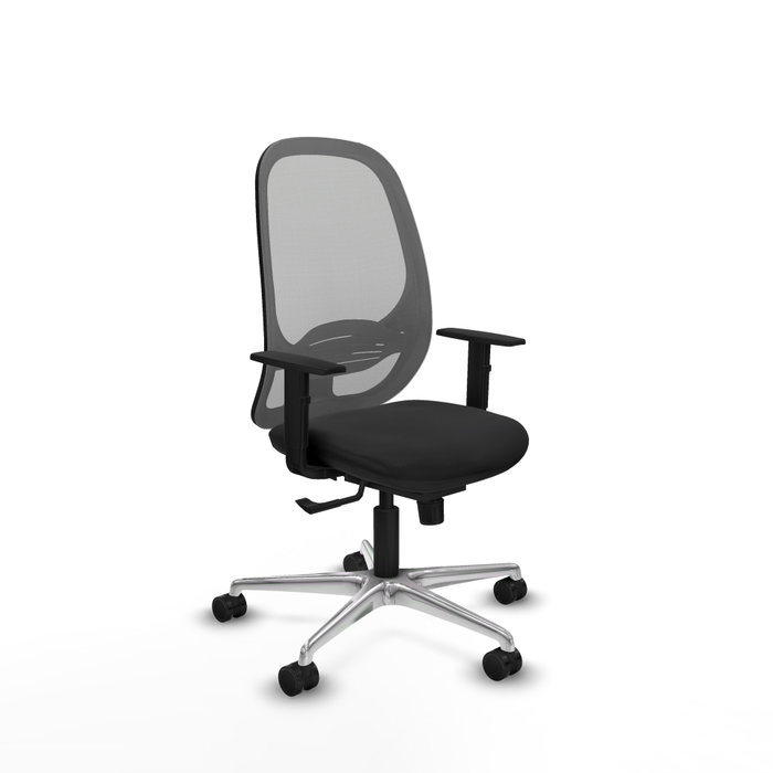 PIQUERAS Y CRESPO Silla de oficina Cilanco con mecanismo Sincro, Negro/Gris PIQUERAS Y CRESPO Silla de oficina Cilanco con mecanismo Sincro, Negro/Gris