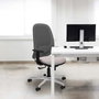 PIQUERAS Y CRESPO Silla de oficina Cilanco con mecanismo Sincro, Negro/Gris