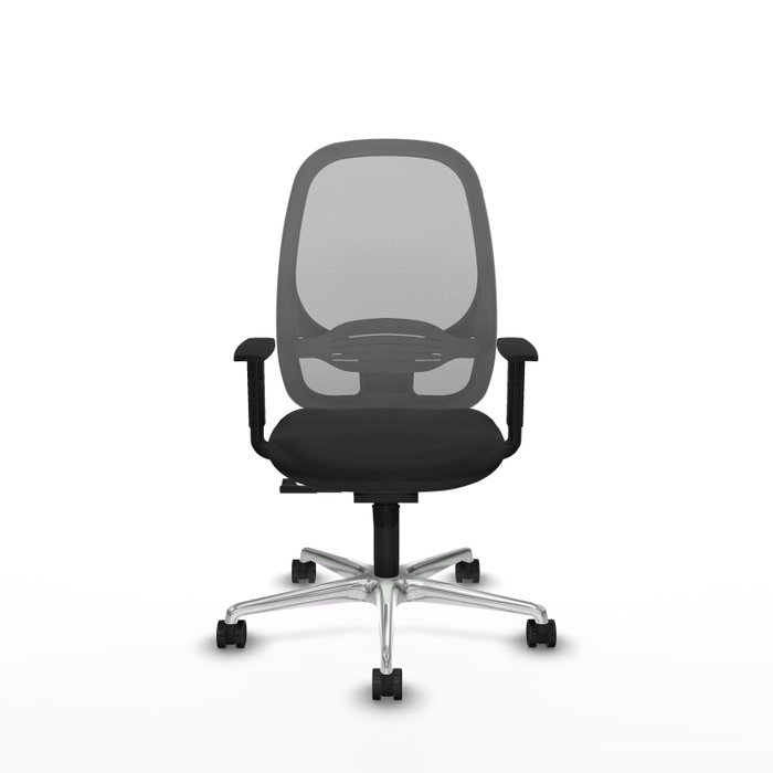 PIQUERAS Y CRESPO Silla de oficina Cilanco con mecanismo Sincro, Negro/Gris PIQUERAS Y CRESPO Silla de oficina Cilanco con mecanismo Sincro, Negro/Gris
