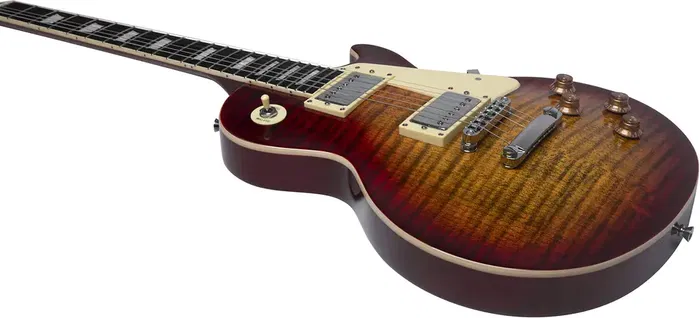 EKO Guitarra Eléctrica LS300 Tipo LP - Cherry Sunburst