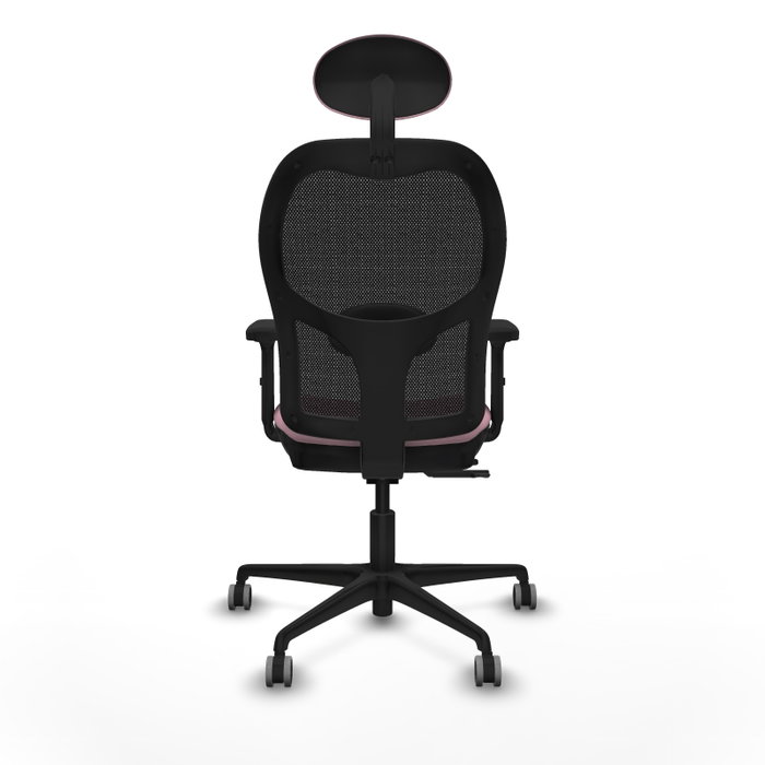 PIQUERAS Y CRESPO Silla de oficina Jorquera Rosa y Negro