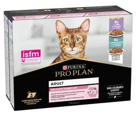 Purina Pro Plan Delicate Alimento para Gatos con Digestión Sensible Pavo y Pescado 10 Sobres 85 gr