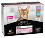 Purina Pro Plan Feline Multi Delicate Pescado y Pavo 10x85g