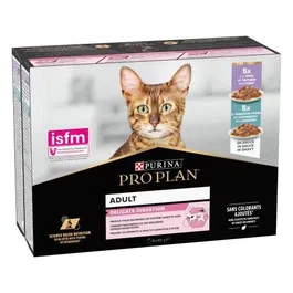 Purina Pro Plan Delicate Alimento para Gatos con Digestión Sensible Pavo y Pescado 10 Sobres 85 gr