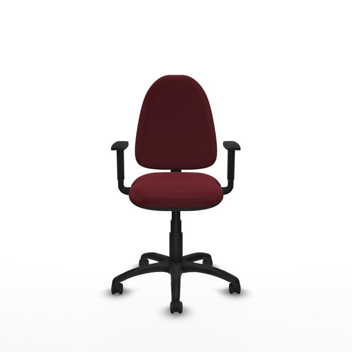 PIQUERAS Y CRESPO Silla de oficina Aýna Granate con Brazos 1D PIQUERAS Y CRESPO Silla de oficina Aýna Granate con Brazos 1D