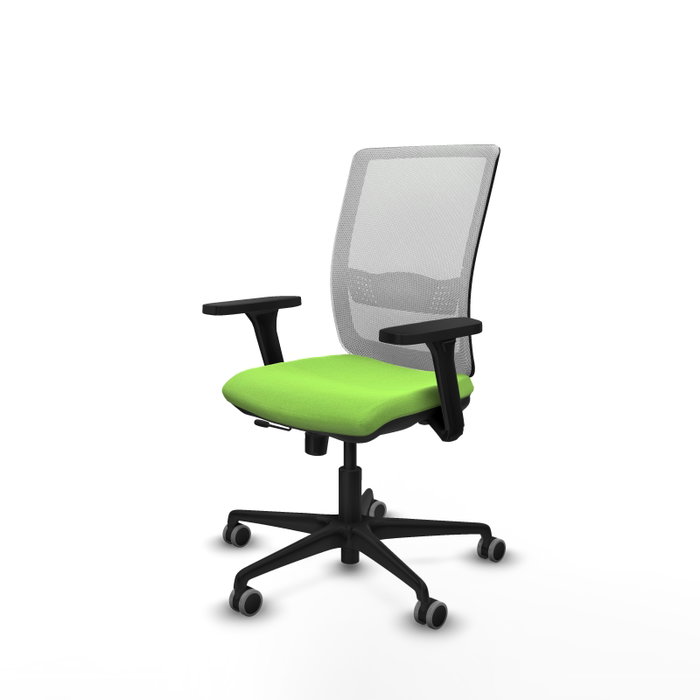 PIQUERAS Y CRESPO Silla de oficina Haches con mecanismo Sincro/Traslack, color Pistacho y Blanco PIQUERAS Y CRESPO Silla de oficina Haches con mecanismo Sincro/Traslack, color Pistacho y Blanco