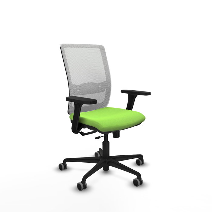 PIQUERAS Y CRESPO Silla de oficina Haches con mecanismo Sincro/Traslack, color Pistacho y Blanco PIQUERAS Y CRESPO Silla de oficina Haches con mecanismo Sincro/Traslack, color Pistacho y Blanco