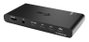 I-TEC KVM Docking Station HDMI para 2 hosts con Power Delivery 2x 100W, Negro