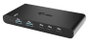 I-TEC KVM Docking Station HDMI para 2 hosts con Power Delivery 2x 100W, Negro