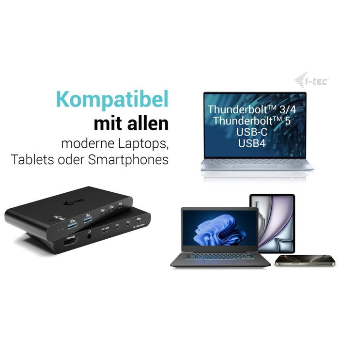 I-tec KVM Docking Station HDMI para 2 hosts, Negro I-tec KVM Docking Station HDMI para 2 hosts, Negro