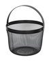 Inde Cesta Metal para Ordenador Redondo con Asa Metal - 27.3 cm Largo x 26.1 cm Ancho x 18.2 cm Alto (6 Unidades)