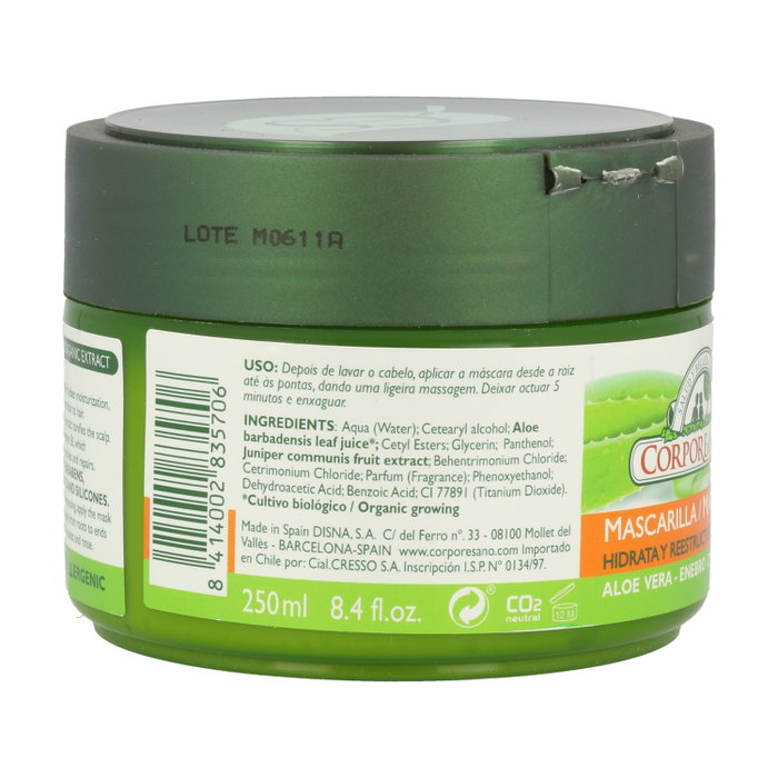 Corpore Sano Mascarilla Capilar Aloe Vera y Enebro Corpore Sano Mascarilla Capilar Aloe Vera y Enebro