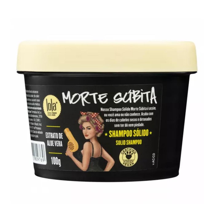 Lola Cosmetics Morte Súbita Shampoo Sólido 100 g