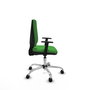 PIQUERAS Y CRESPO Silla de Oficina Elche Verde con Brazos 1D