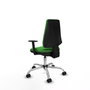 PIQUERAS Y CRESPO Silla de Oficina Elche Verde con Brazos 1D