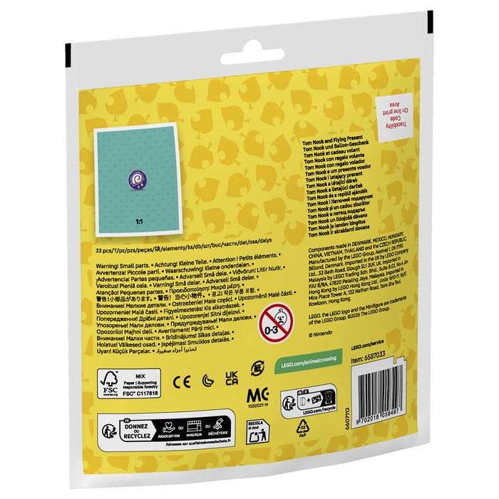 LEGO 30731 Polybag Animal Crossing Tom Nook con Globo Regalo de Aire Caliente, 33 Piezas, Construcción Multicolor, Edad 6+