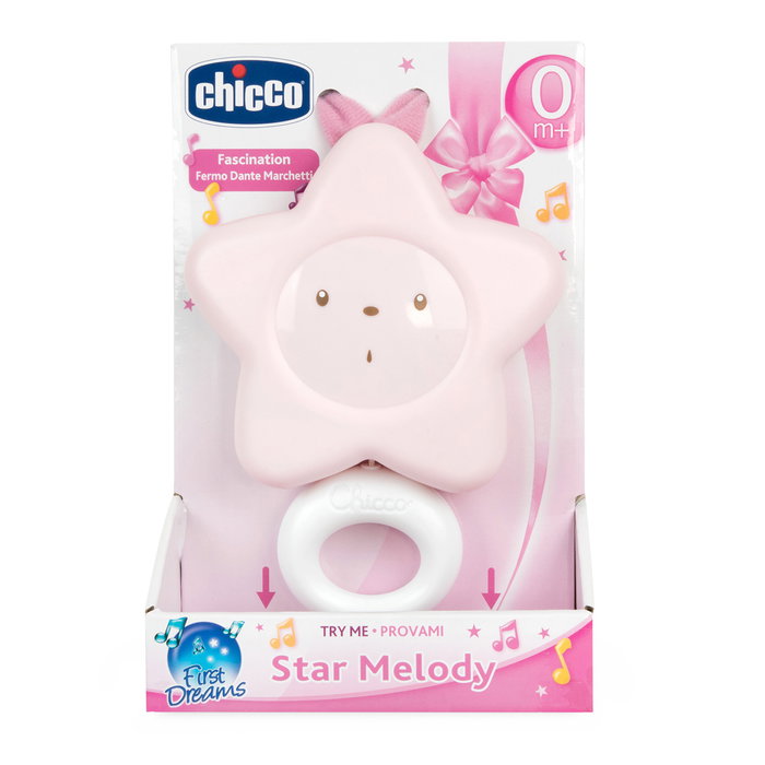 Chicco Estrella Musical Caja Musical Rosa con Suaves Nanas, para Bebés +0 Meses Chicco Estrella Musical Caja Musical Rosa con Suaves Nanas, para Bebés +0 Meses