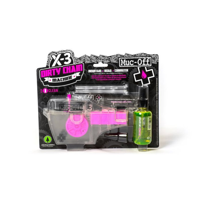 Muc-Off Limpiador de Cadena de Bicicleta con Kit de Limpieza de 75 ml - Carretera, MTB y Ciclocross