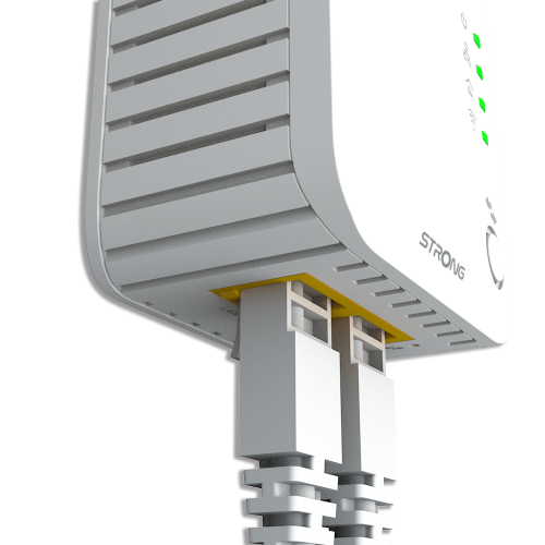 Strong POWERLWF600DUOEUV2 Adaptador Powerline Wi-Fi 600 Kit 600 Mbit/s Ethernet Wifi Blanco Strong POWERLWF600DUOEUV2 Adaptador Powerline Wi-Fi 600 Kit 600 Mbit/s Ethernet Wifi Blanco