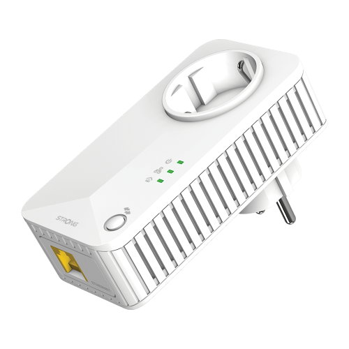 Strong POWERLWF600DUOEUV2 Adaptador Powerline Wi-Fi 600 Kit 600 Mbit/s Ethernet Wifi Blanco Strong POWERLWF600DUOEUV2 Adaptador Powerline Wi-Fi 600 Kit 600 Mbit/s Ethernet Wifi Blanco