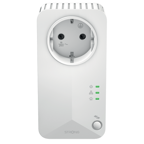 Strong POWERLWF600DUOEUV2 Adaptador Powerline Wi-Fi 600 Kit 600 Mbit/s Ethernet Wifi Blanco Strong POWERLWF600DUOEUV2 Adaptador Powerline Wi-Fi 600 Kit 600 Mbit/s Ethernet Wifi Blanco