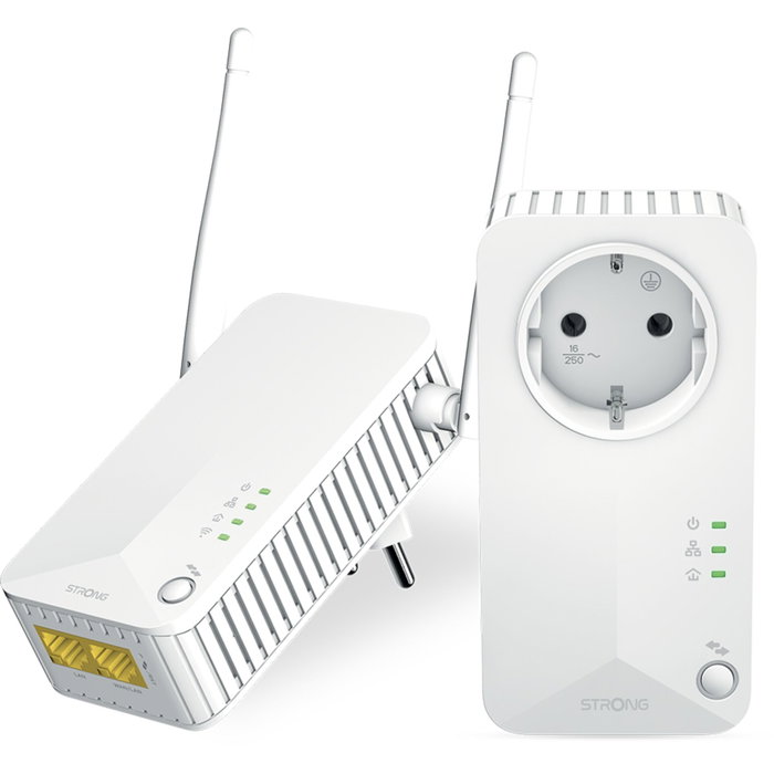 Strong Powerline Wi-Fi 600 Kit LWF600 DUO EUV2 Blanco