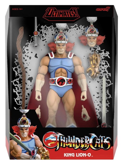 Super7 ThunderCats: Los felinos cósmicos Ultimates Figura Wave 14 - King Lion-O 18 cm Super7 ThunderCats: Los felinos cósmicos Ultimates Figura Wave 14 - King Lion-O 18 cm