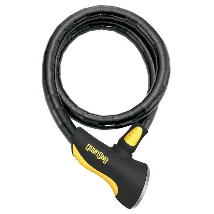 Onguard Cable antirrobo blindado Rottweiler 8026 con cilindro Z-Key y llave LED Onguard Cable antirrobo blindado Rottweiler 8026 con cilindro Z-Key y llave LED