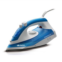 Ariete Plancha Compacta 6234 - 2000W, Suela Teflón, Auto Limpieza, Vapor Seco para Uso Diario