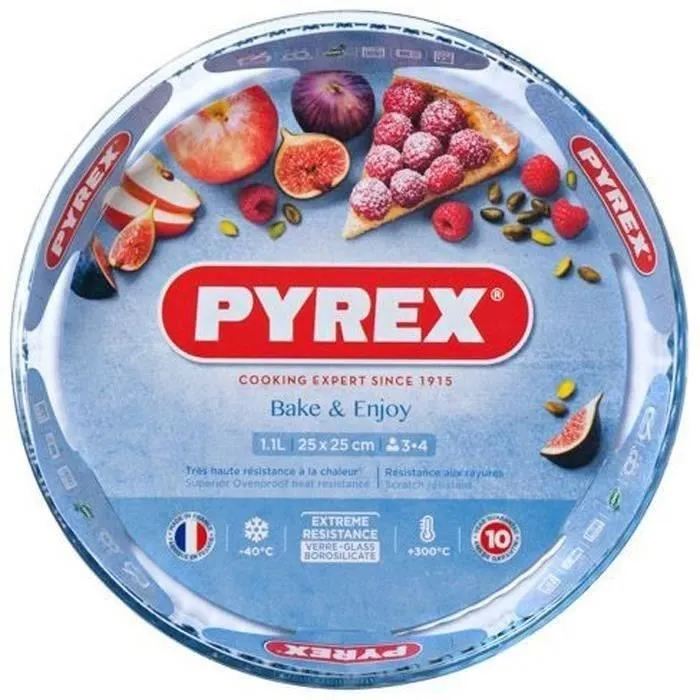 Pyrex® Molde Tarta Plano Iconic'S 27,7x27,7x3,5 cm Pyrex® Molde Tarta Plano Iconic'S 27,7x27,7x3,5 cm