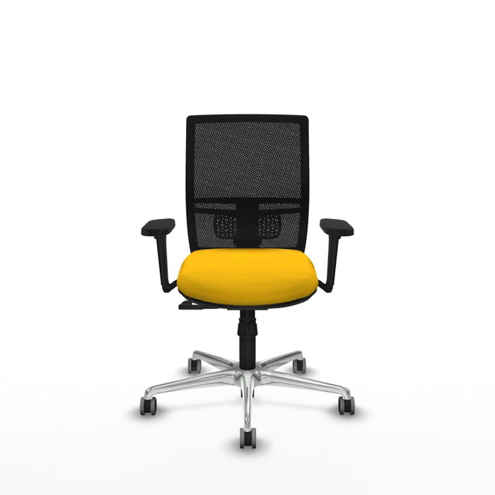PIQUERAS Y CRESPO Silla de oficina Yunquera Amarillo y Negro