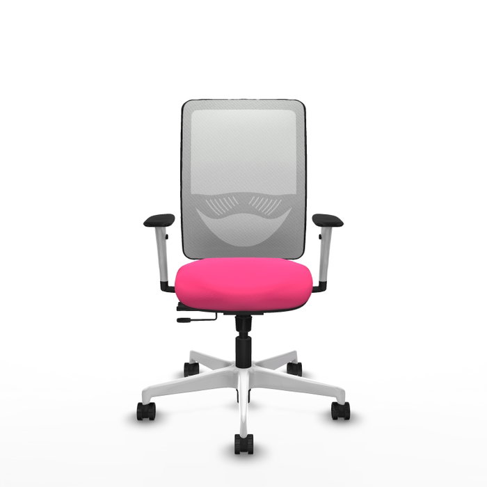 PIQUERAS Y CRESPO Silla de oficina Zulema Rosa y Blanco PIQUERAS Y CRESPO Silla de oficina Zulema Rosa y Blanco