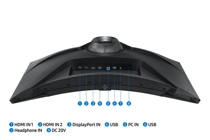 Samsung Odyssey Neo G7 LS32BG750NPXEN Monitor Gaming Curvo 32 4K 165Hz VA Negro