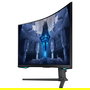 Samsung Monitor Gaming 4K UHD LS32BG750NPX 32 Pulgadas Curvo 165Hz 1ms Mini-LED Quantum HDR 2000 FreeSync Premium Pro G-Sync Compatible Negro