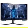 Samsung Monitor Gaming 4K UHD LS32BG750NPX 32 Pulgadas Curvo 165Hz 1ms Mini-LED Quantum HDR 2000 FreeSync Premium Pro G-Sync Compatible Negro