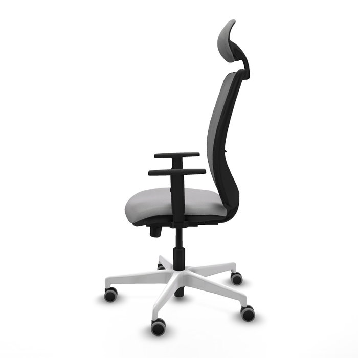PIQUERAS Y CRESPO Silla de oficina Zulema con mecanismo Sincro/Traslack, Gris