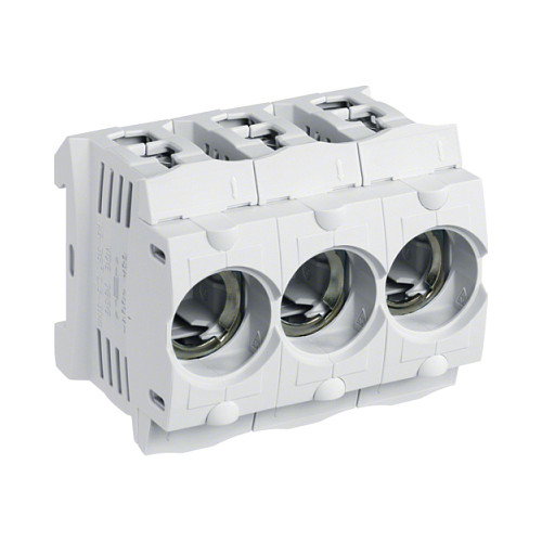 Hager LD047 Base de seguridad cerámico 3 polos Hager LD047 Base de seguridad cerámico 3 polos